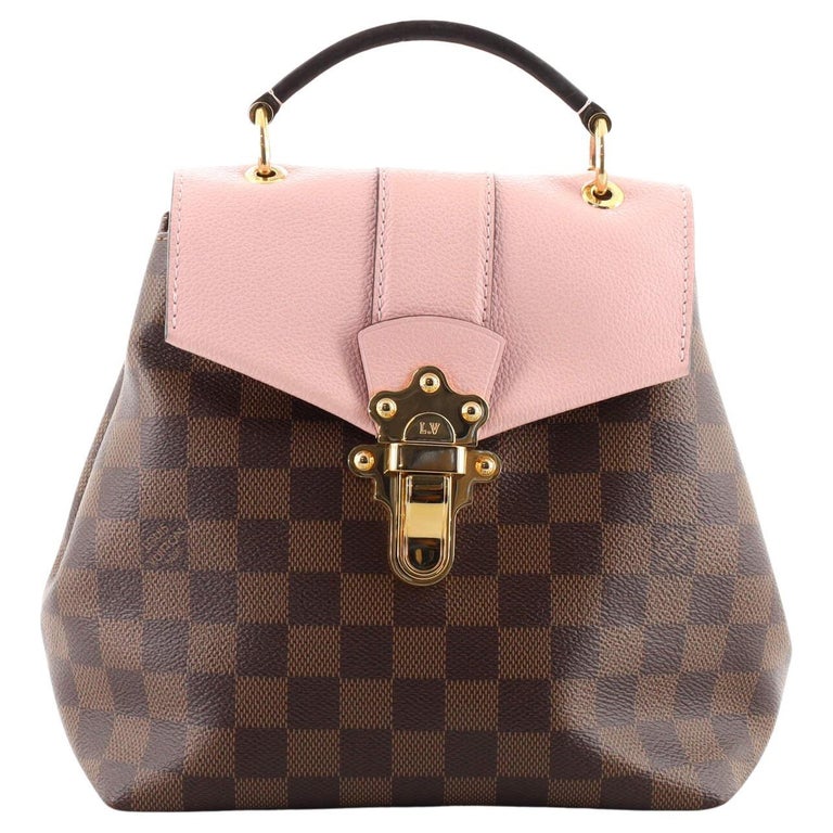 Louis Vuitton Clapton Backpack Damier and Leather at 1stDibs