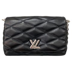 Louis Vuitton Twist Shoulder Bag Black 