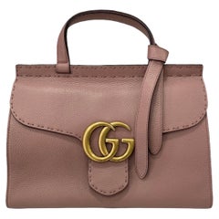 Gucci Marmont Top Handle Tasche Rosa
