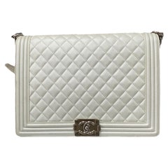 Chanel Pearl Boy Bag - 5 For Sale on 1stDibs