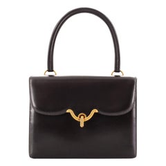 Hermes Vintage Sac Vasco Top Handle Bag Box Calf