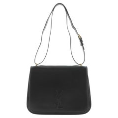 Saint Laurent Spontini Satteltasche aus Leder Medium