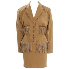 Iconic Alaïa Cord Skirt Suit 9
