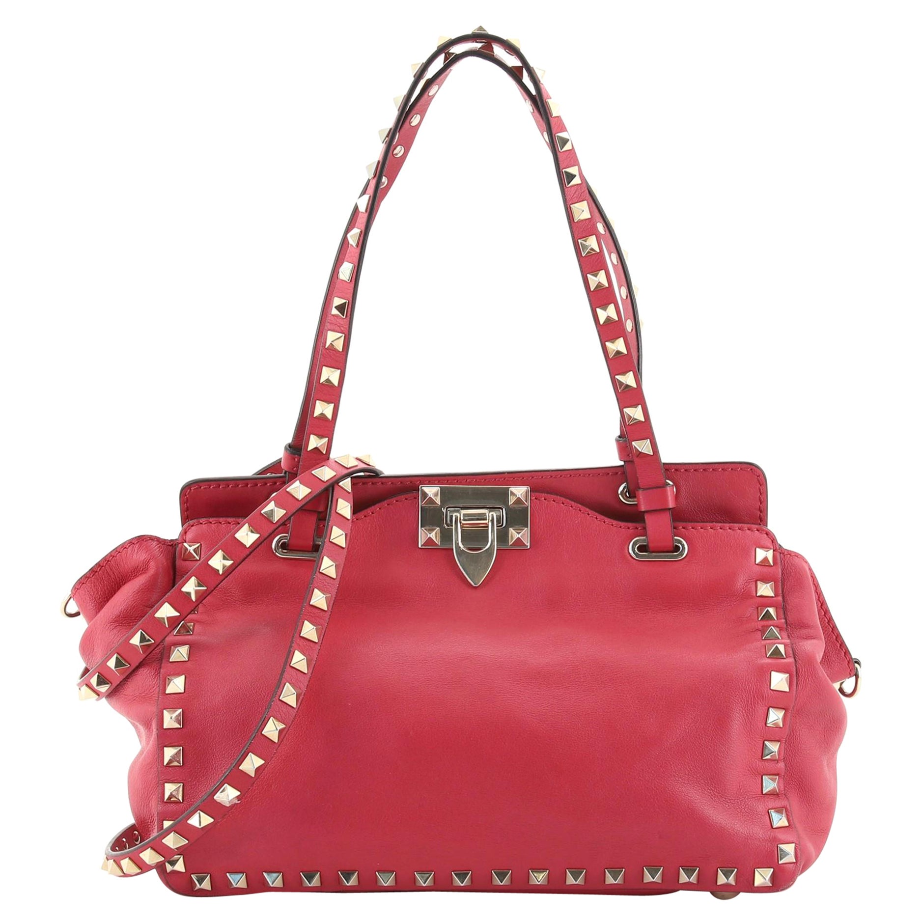 Valentino Rockstud Tote Soft Leather Small at 1stDibs