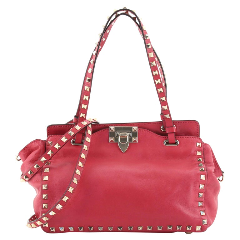 Sac Fourre-tout Valentino En Cuir Pétales - Noir - Fermeture Zip - Fabriqué En Italie - Neuf Avec étiquettes