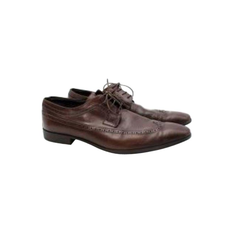 Brown Leather Brogues For Sale at 1stDibs