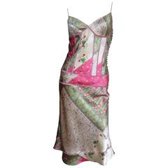 John Galliano for Christian Dior Silk Slip Dress 5