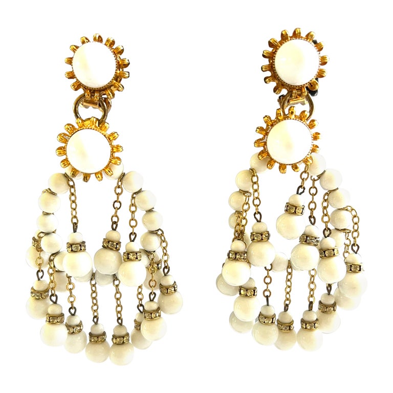 Archive Chandelier WILLIAM de LILLO Earrings 1968 main image 1