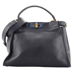 Fendi Peekaboo Bag Rigid Leather Regular