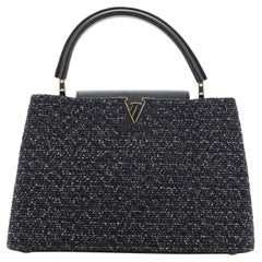 Louis Vuitton Capucines Bag Tweed MM