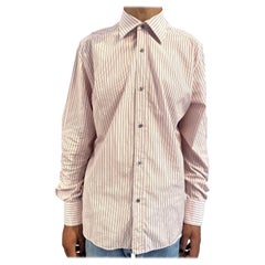 Used 1990S Gucci Pink Cotton Tom Ford Era Men’S Shirt