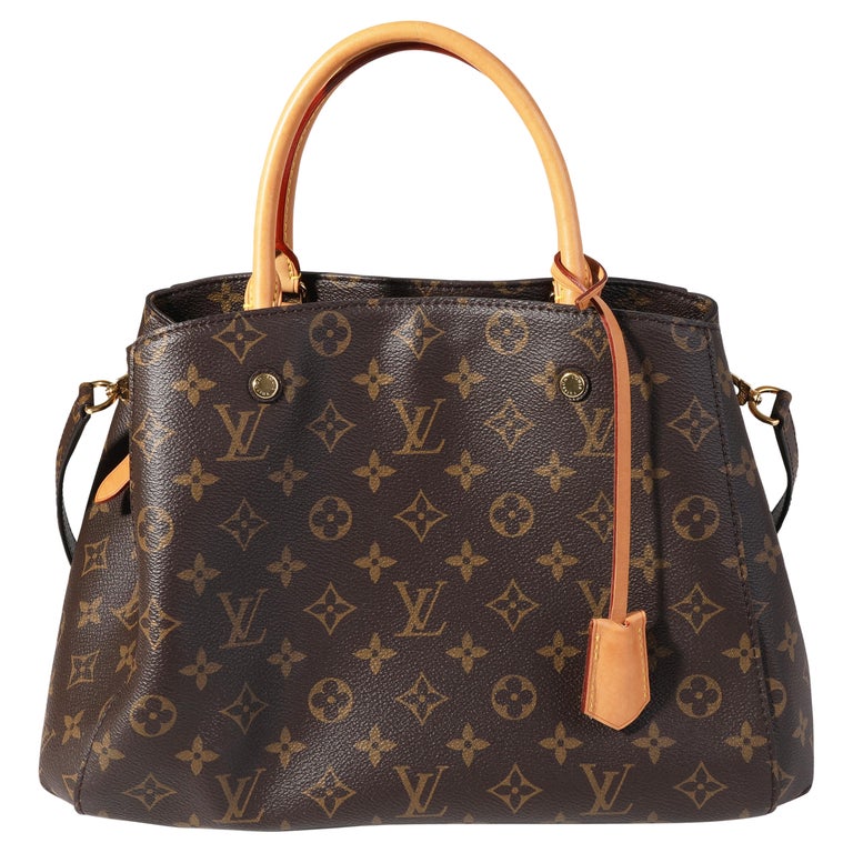 Louis Vuitton Dune Monogram Empreinte Leather Montaigne MM Bag For Sale at  1stDibs