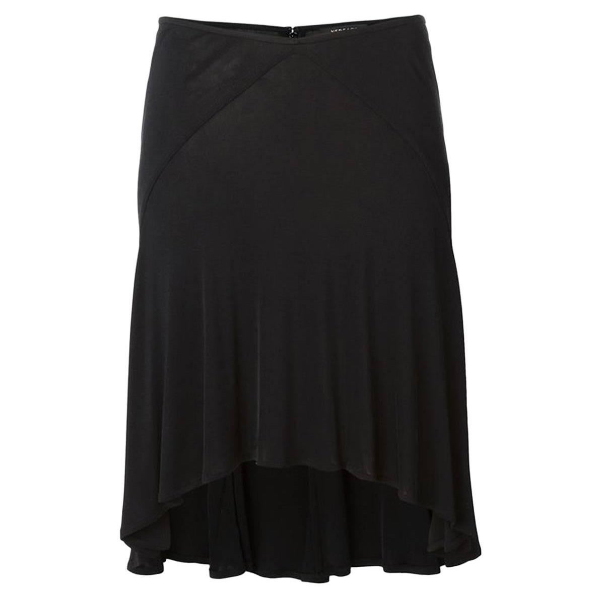 New Versace Mini Swarovski Crystal Beaded Black Silk Skirt It. 40 For ...