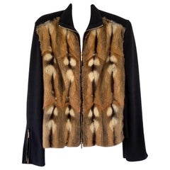 Tom Ford for Gucci 2000 A/W Amster Fur Cardigan Sweater Jacket 