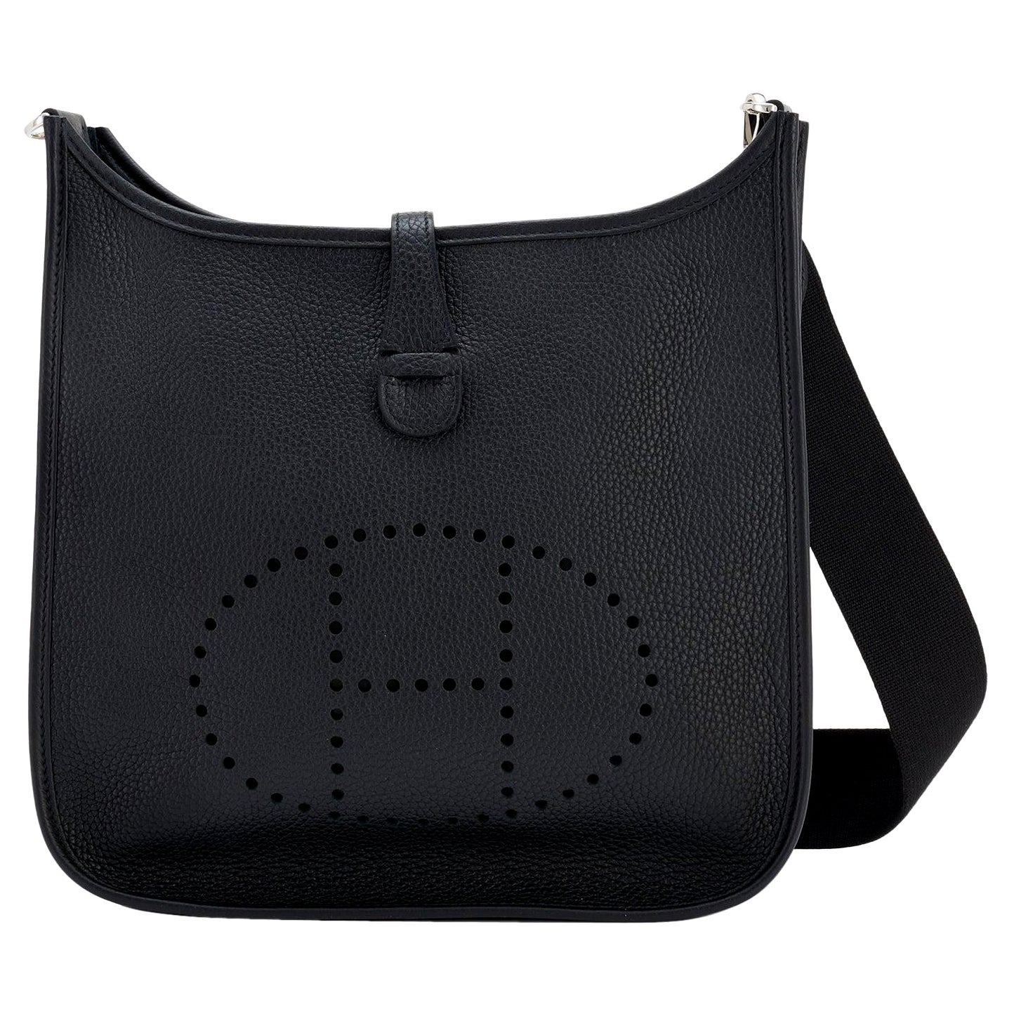 Hermes Black Evelyne III 29cm PM Cross-Body Messenger Bag NEW GIFT