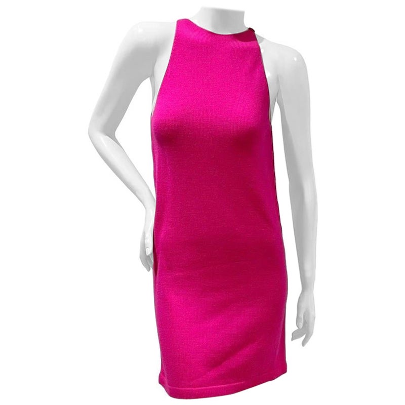 Stephen Sprouse 1984 Neon Knit Dress
