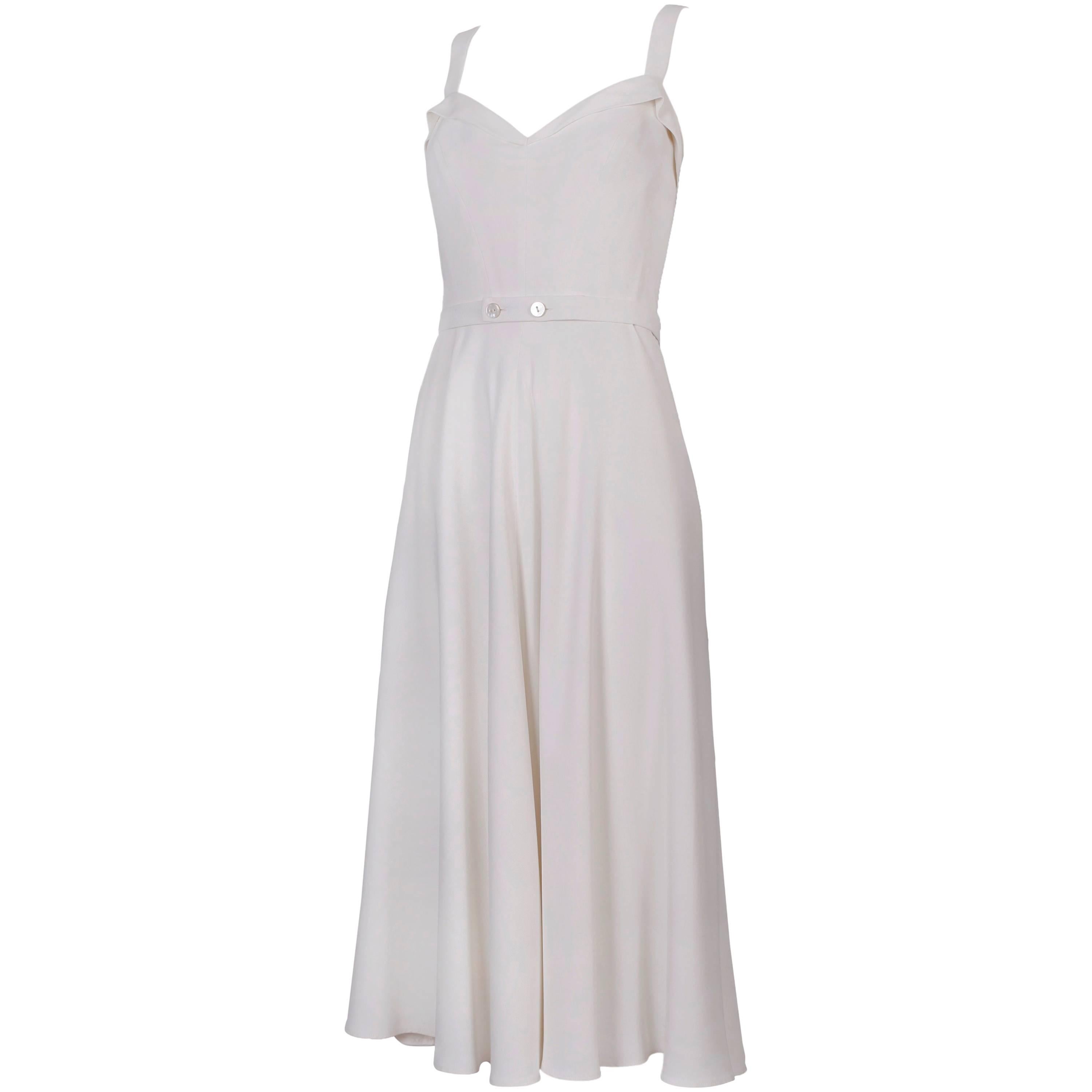Ralph Lauren Purple Label White Summer Dress