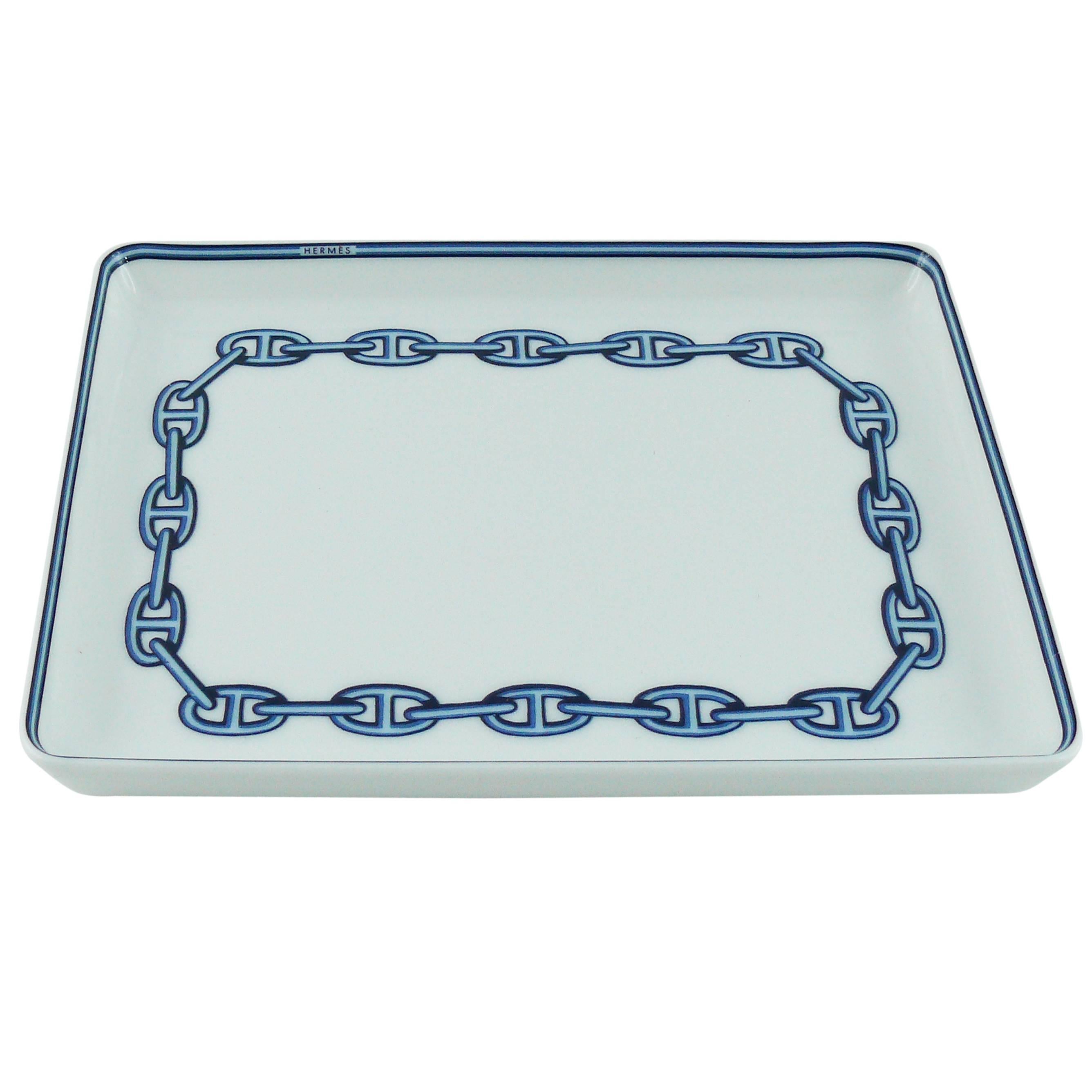 Hermes Chaine d'Ancre Rectangular Plate Pin Tray