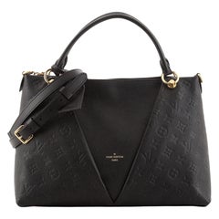 Louis Vuitton V Tote Monogram Empreinte Leather MM