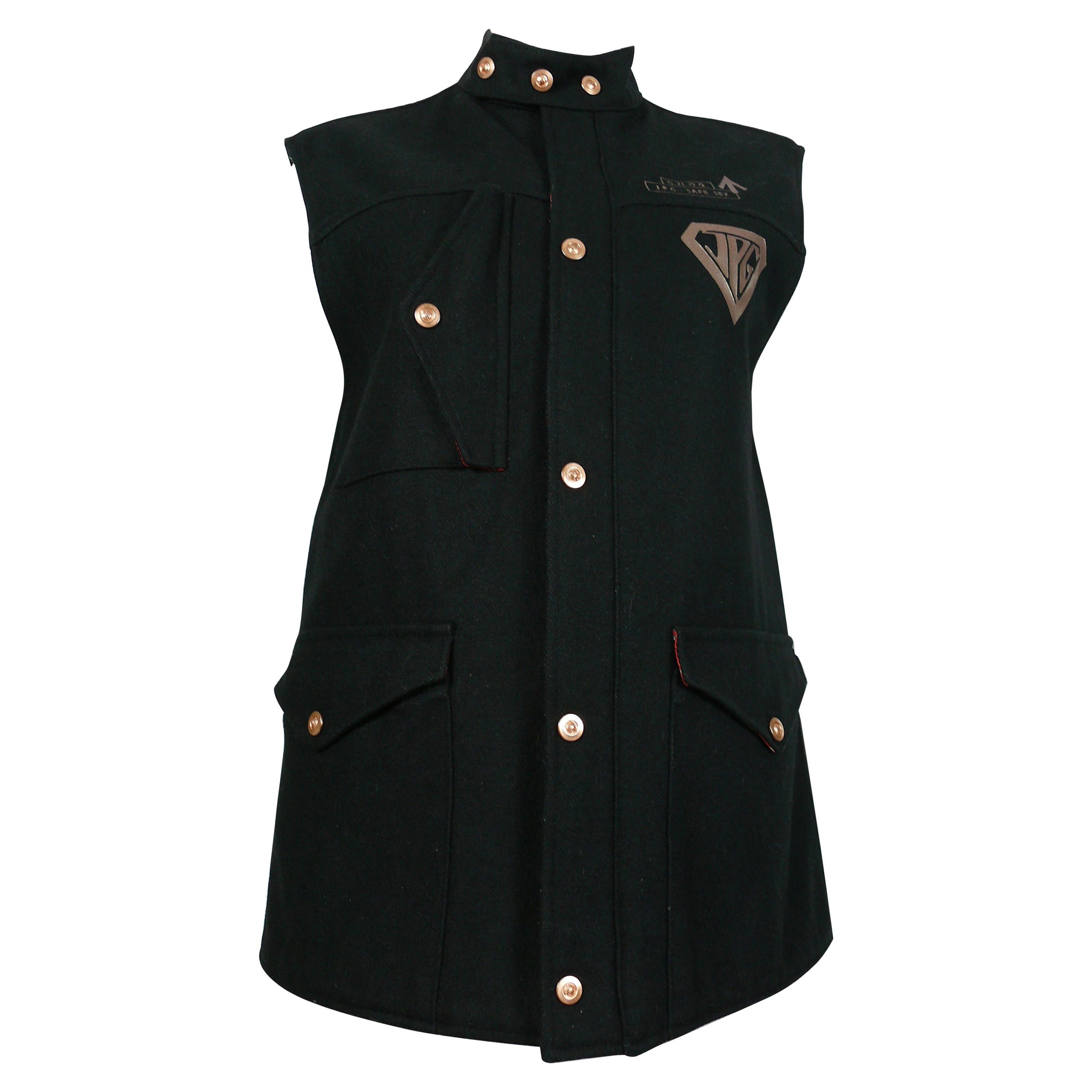 Jean Paul Gaultier Vintage Unisex Safe Sex Vest Size M For Sale