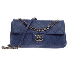Chanel Simply CC Flap Quilted Caviar Medium