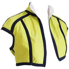 John Galliano tennis ball cropped bolero jacket, AW 1990 7