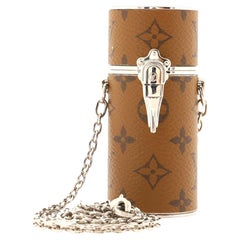 Louis Vuitton Lipstick Case on Chain Reverse Monogram Canvas