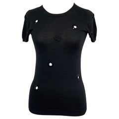 Chanel t-shirt with beads and sequins