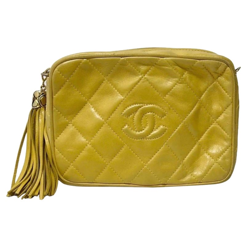 Chanel Camera Bag Vintage Yellow