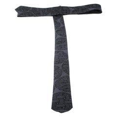 Silk tie Louis Vuitton Grey in Silk - 28013133