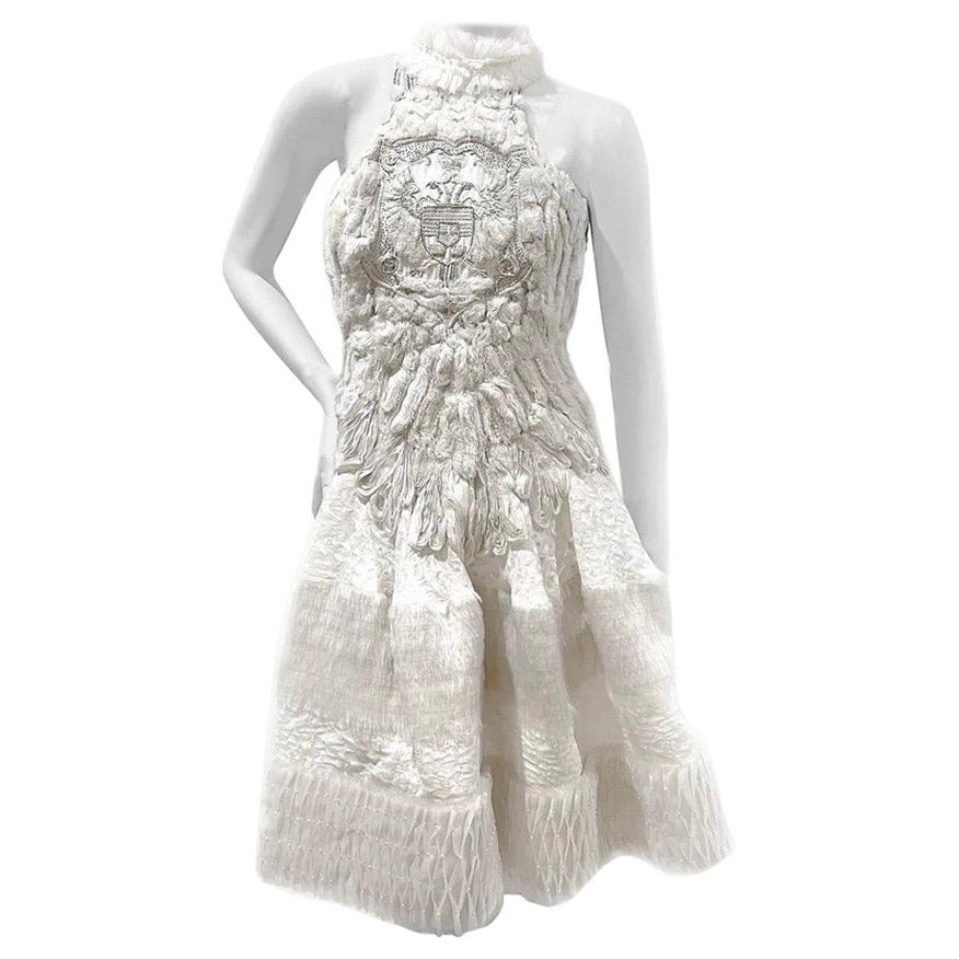 Alexander McQueen Ornate Halter Dress Fall2011