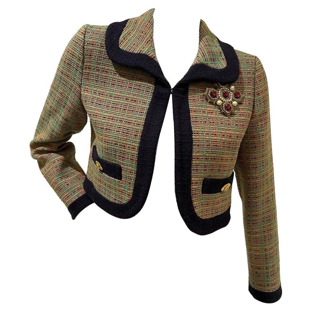 Gucci Jacket Cropped - 7 For Sale on 1stDibs | gucci crop jacket ...
