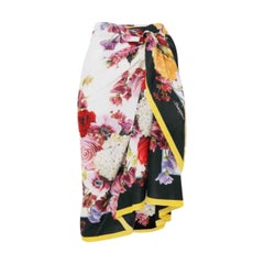 Dolce & Gabbana Rose Hydrangea
printed cotton swimsuit sarong sarong pareo