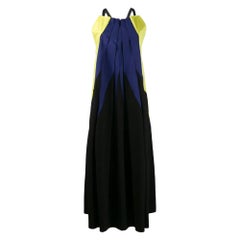 2000s Issey Miyake Multicolor Sleeveless Long Dress