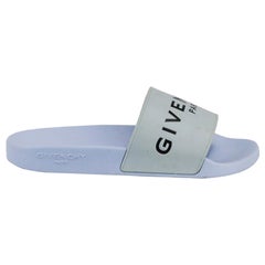 Givenchy Logo Print Rubber Slides EU 39 UK 6 US 9