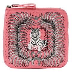 Hermès 2020 Carre Tigre Royal Bandana Leather Coin Purse