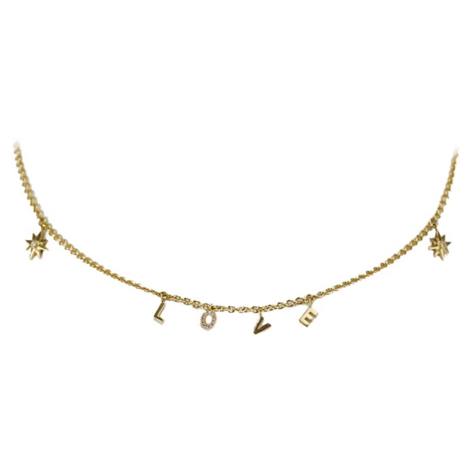 Shay Love 18K Yellow Gold And Diamond Chain Necklace 