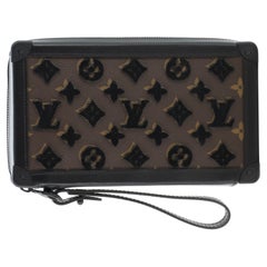 Louis Vuitton Soft Trunk Clutch Monogram Tuffetage Canvas