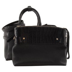 Nancy Gonzalez Cristie Tote Leather with Crocodile Small