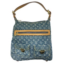 Louis Vuitton Denim Baggy GM Blu