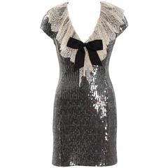 Chanel Sequined Mini Dress 8