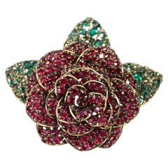 Iradj Moini Extra Large Articulated Flower Brooch
