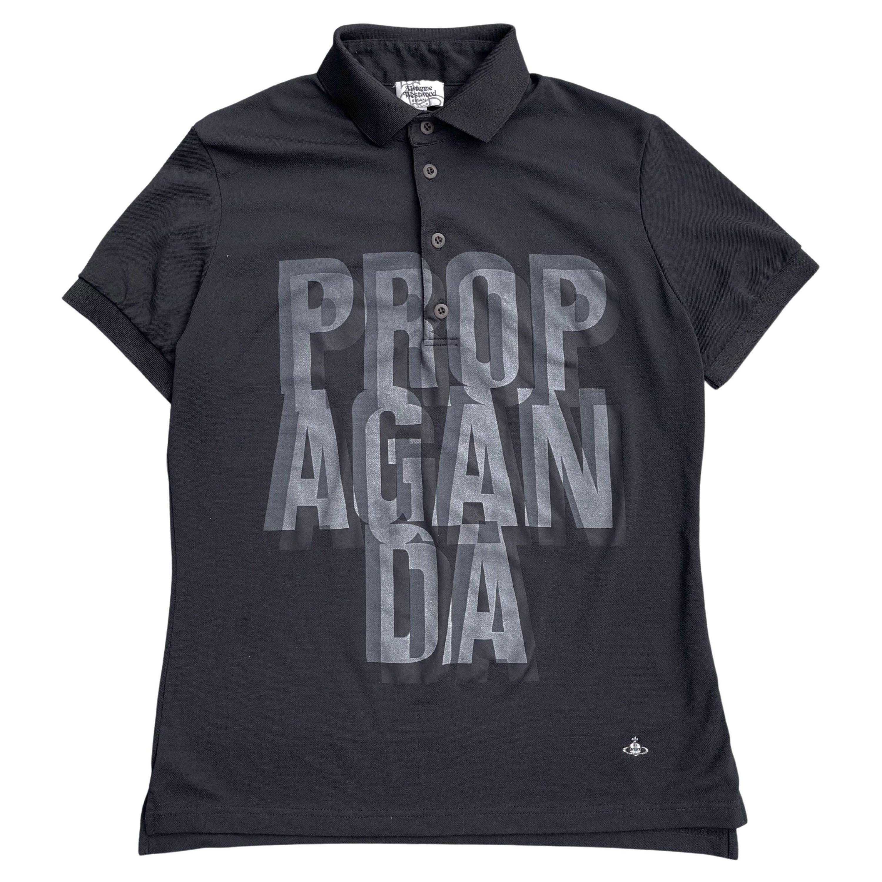Vivienne Westwood “Propaganda” Thermal Polo Shirt For Sale