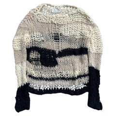 Maison Margiela Artisanal Spider-Web Hand Knit Sweater, Spring Summer 2016