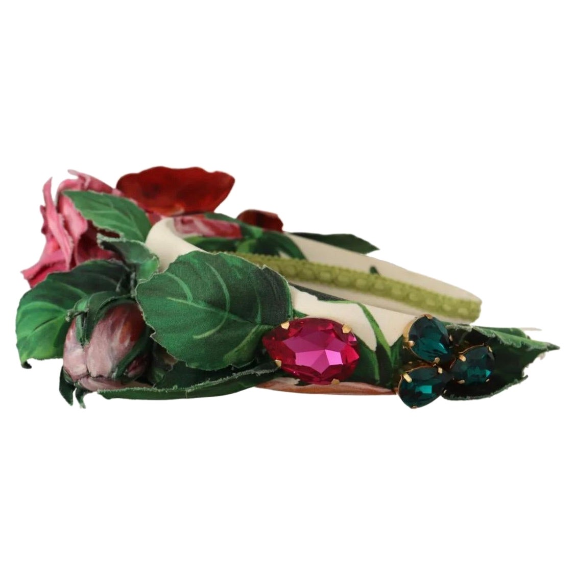 Dolce & Gabbana wide Multicolour floral cotton beautiful headband