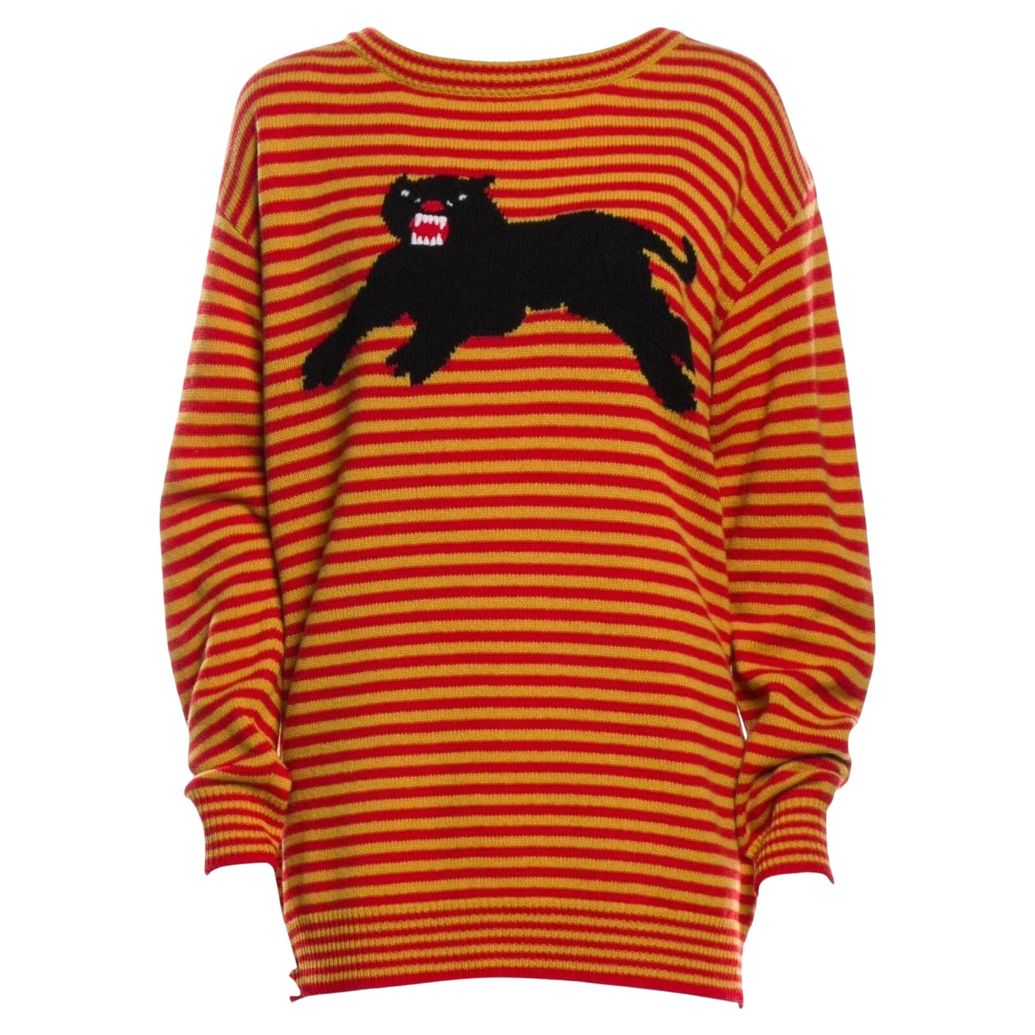 New Laura Dern Big Little Lies Gucci Panther Sweater Sz S "She Knows" episode