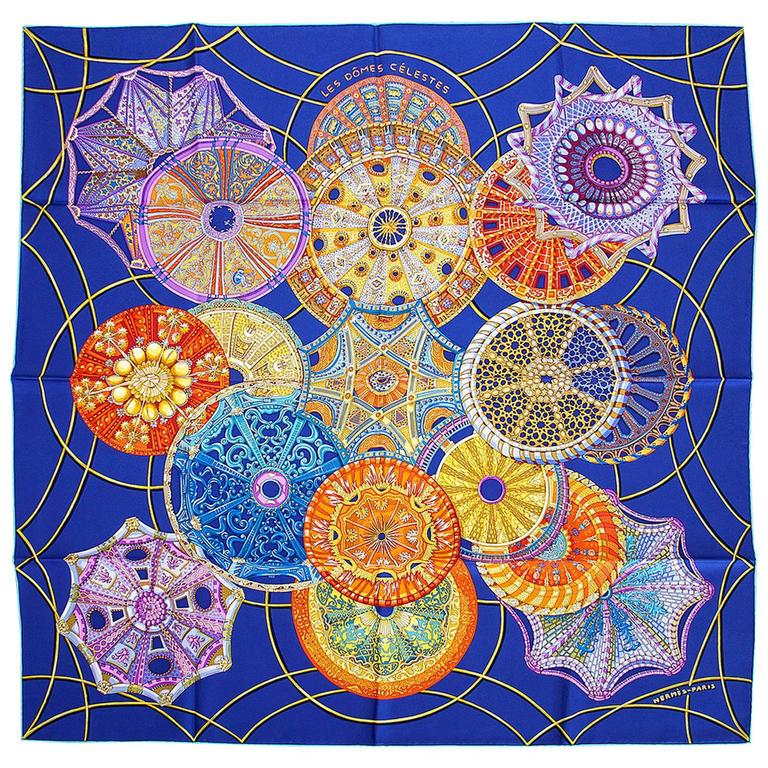 HERMES Scarf Silk \