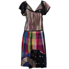 KOOS VAN DEN AKKER Silk Metallic Ensemble Size 8 5