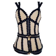Vintage 2000s Alexander McQueen Dress that Transforms to a Crop Top or Corset