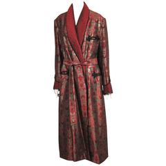 Vintage " The Picture of Dorian Gray"  1945 American Horror Film Smoking Jacket 